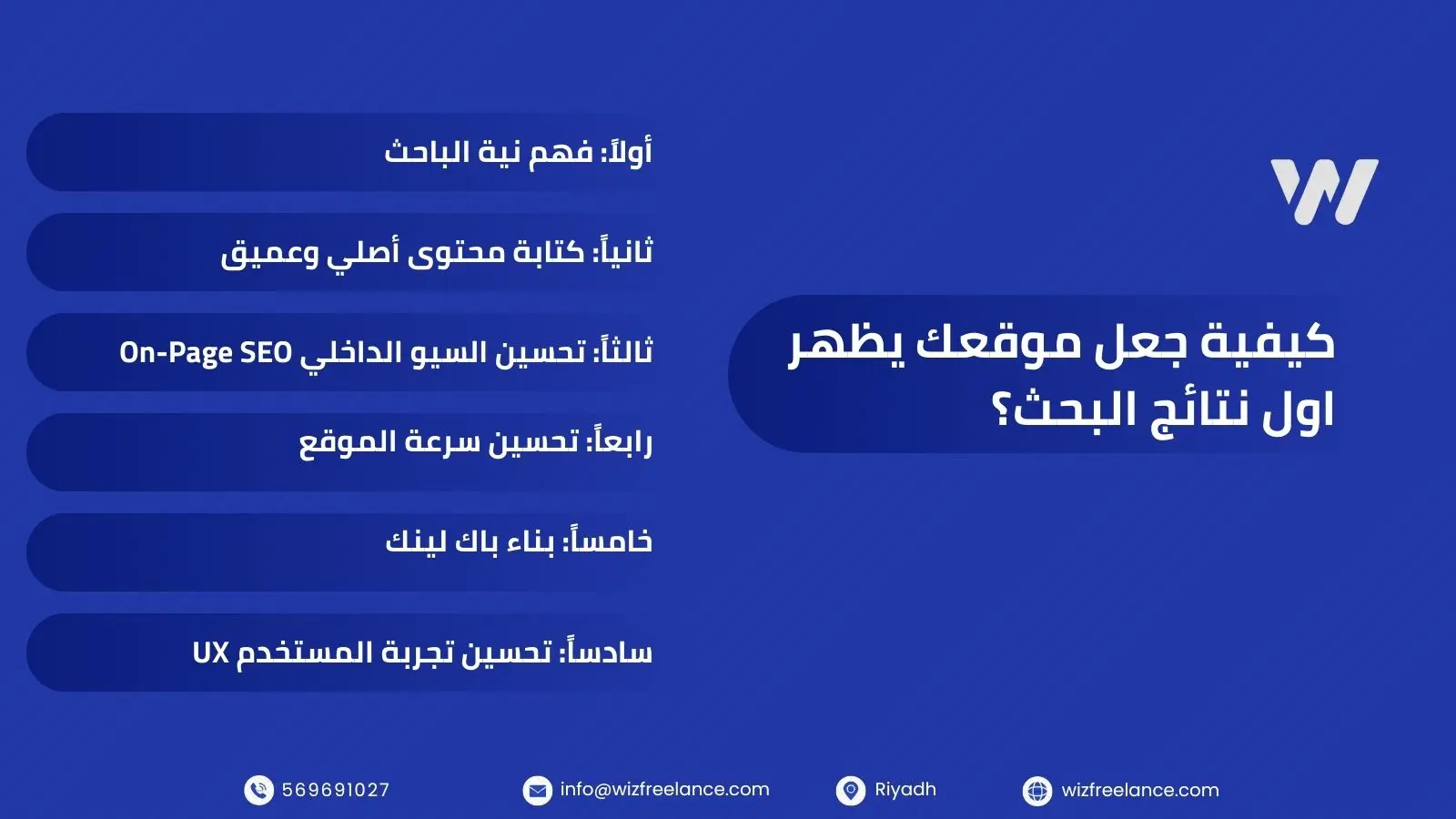 كيفية جعل موقعك يظهر اول نتائج البحث؟