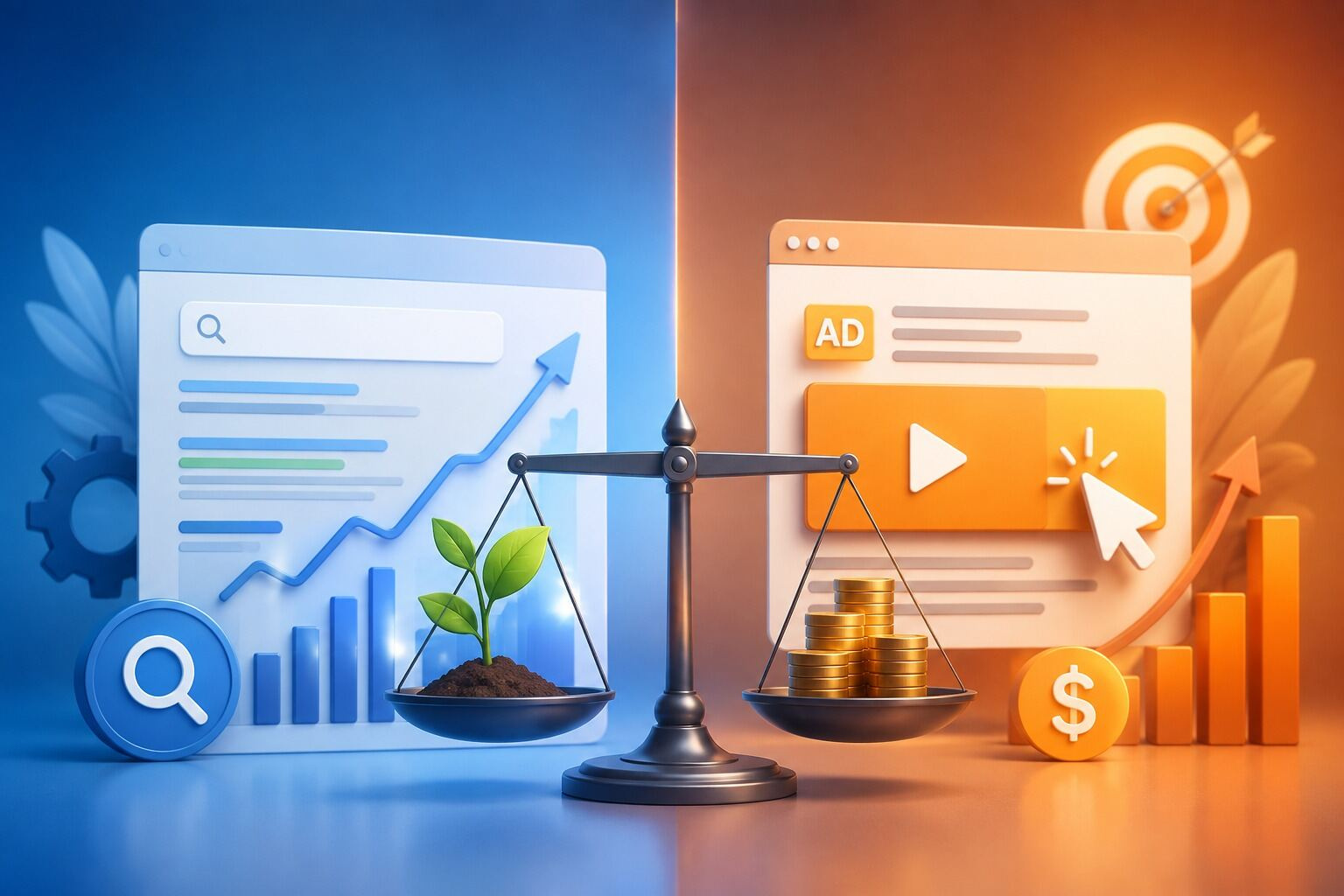 SEO أم Google Ads: أيهما أفضل لنشاطك؟