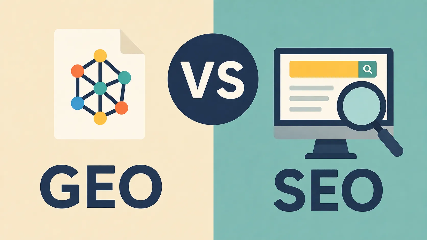 ما الفرق بين SEO وGEO؟