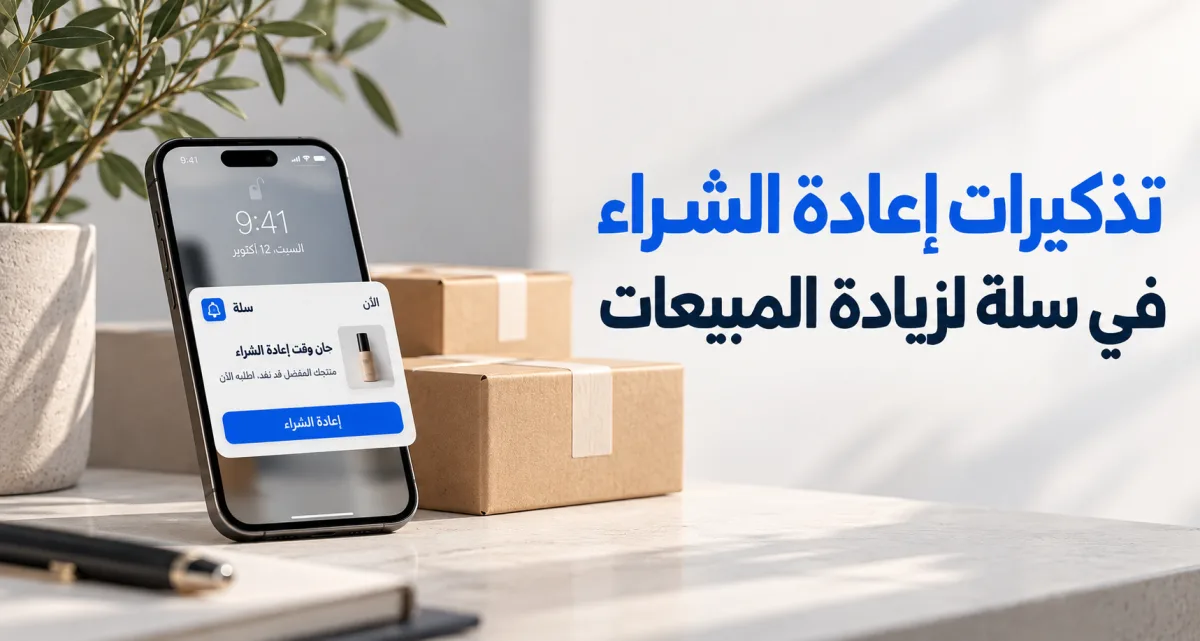 كيف تستخدم تذكيرات إعادة الشراء في سلة لزيادة المبيعات المتكررة؟