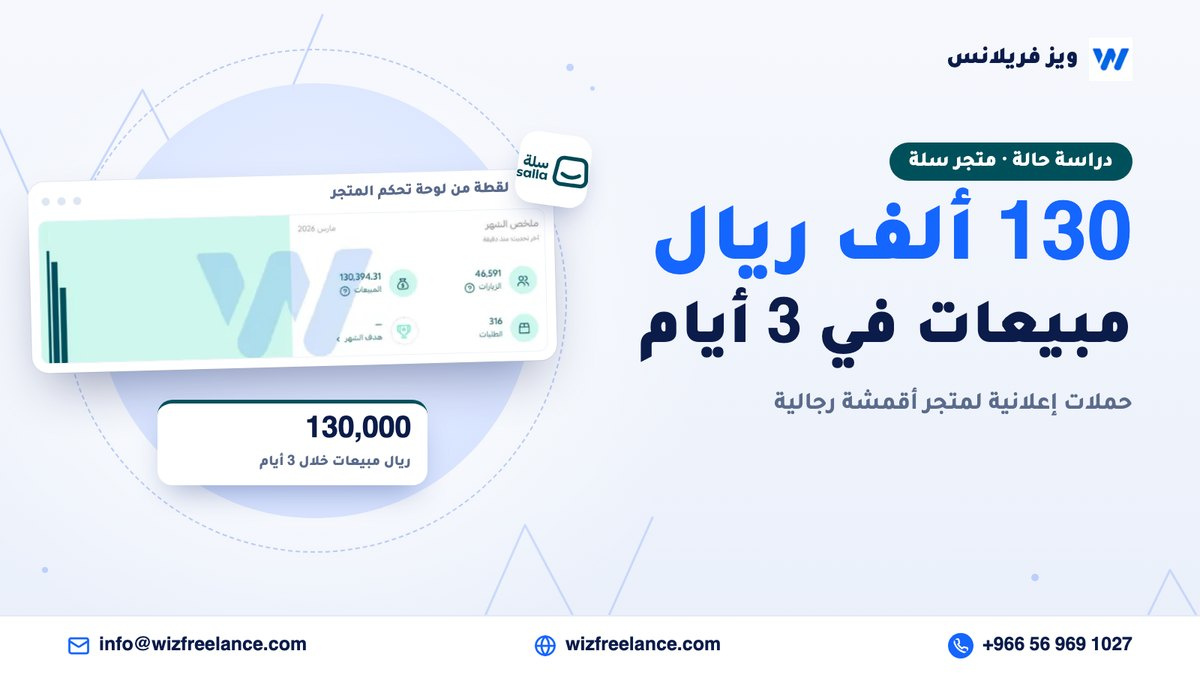حملات إعلانية متجر الأقمشة الرجالية