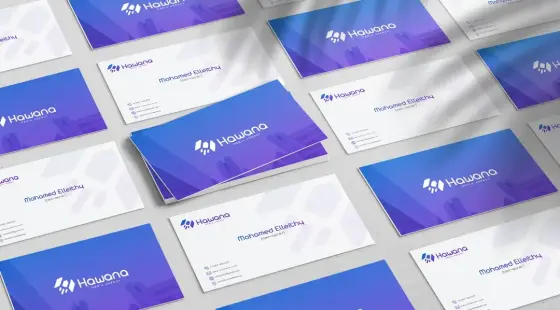 هوية تجارية Hawana Media Agency - هوية بصرية