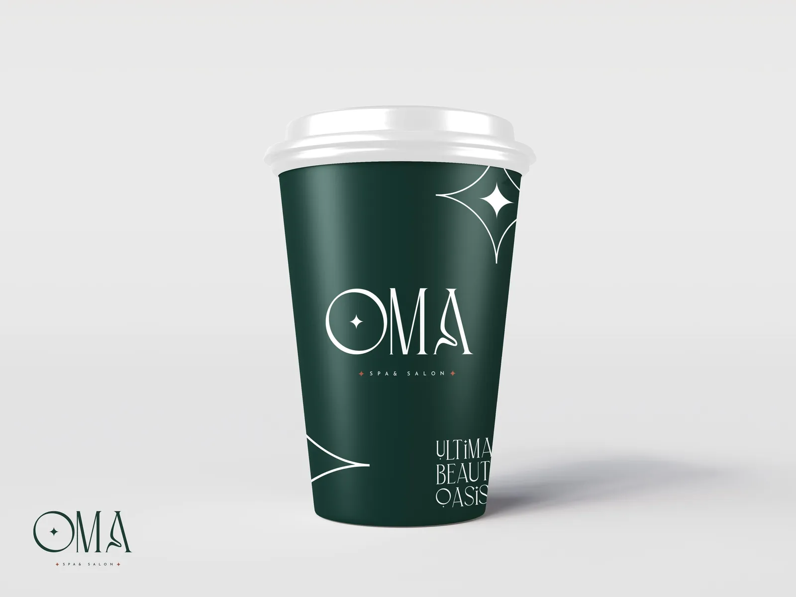 هوية تجارية OMA Spa & Salon - هوية بصرية