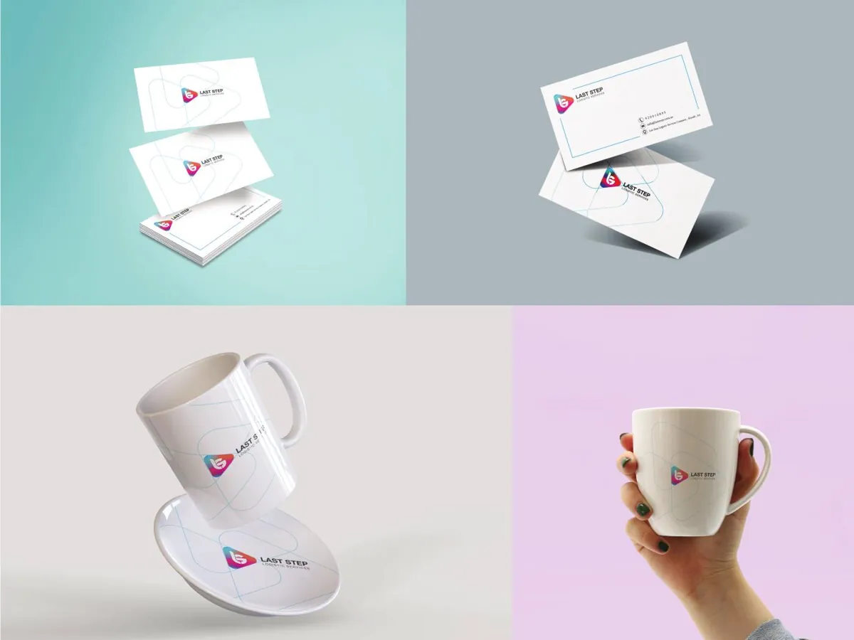 هوية بصرية تصميم بروفايل شركة LastStep